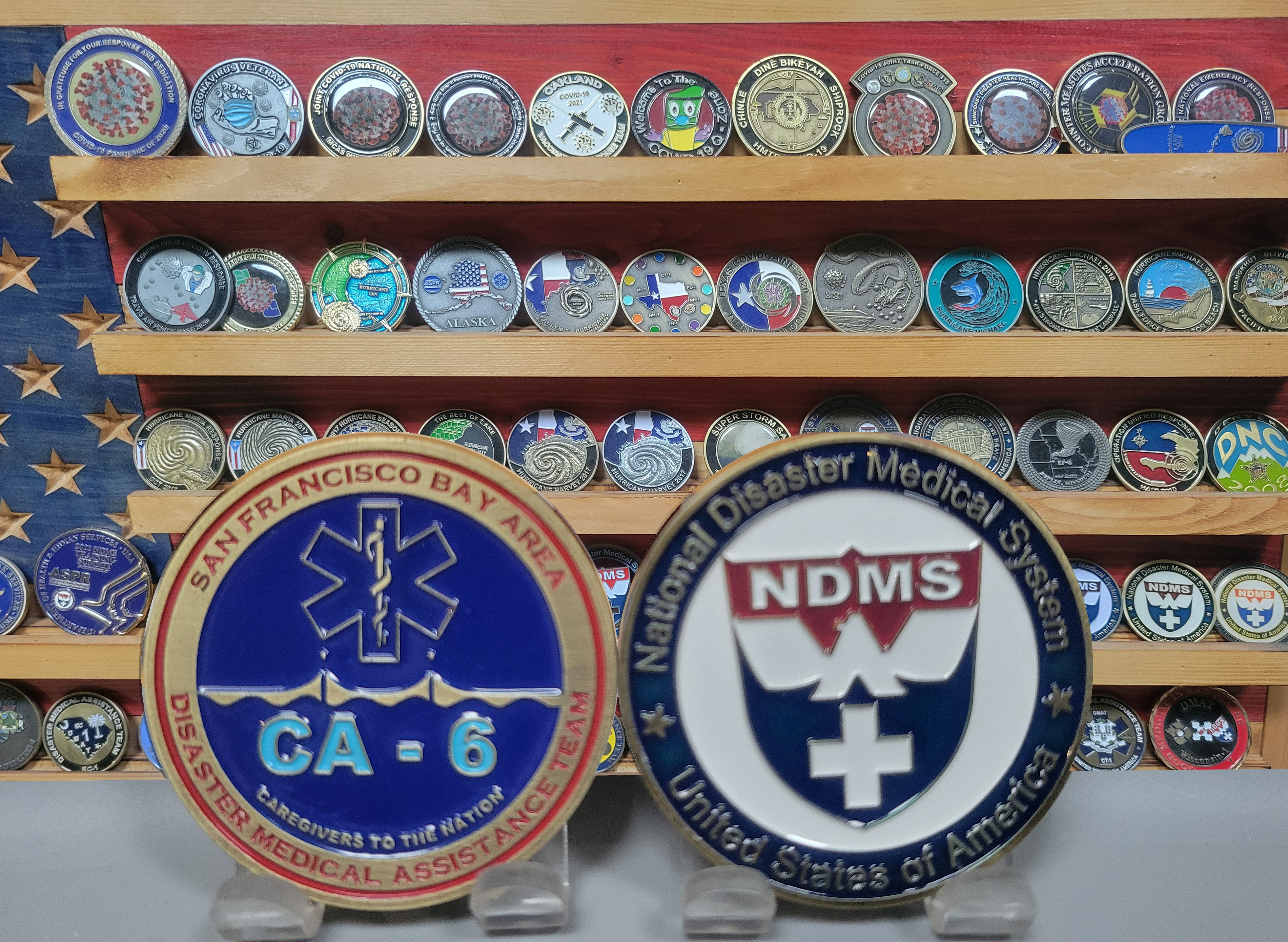 CA-6 DMAT Team coin